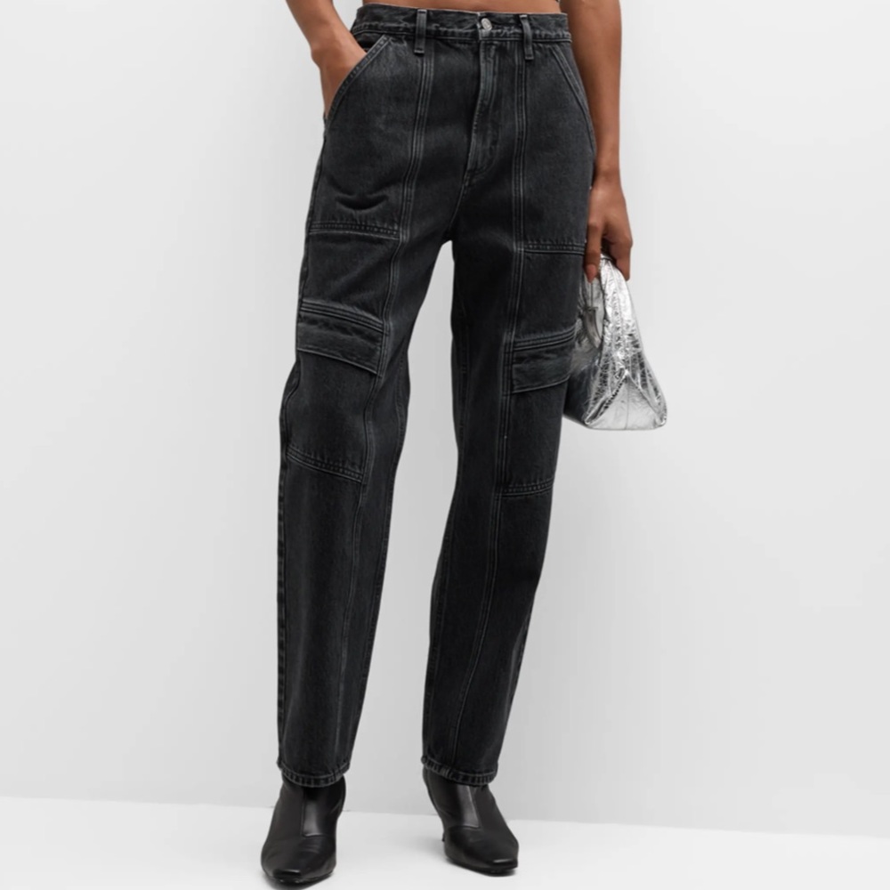 Agolde Cooper Highrise Straight Cargo Jeans